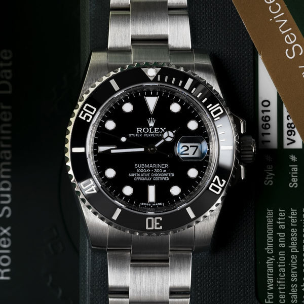 Rolex Submariner Αυθεντικό Μαύρο | Περιορισμένη Έκδοση™